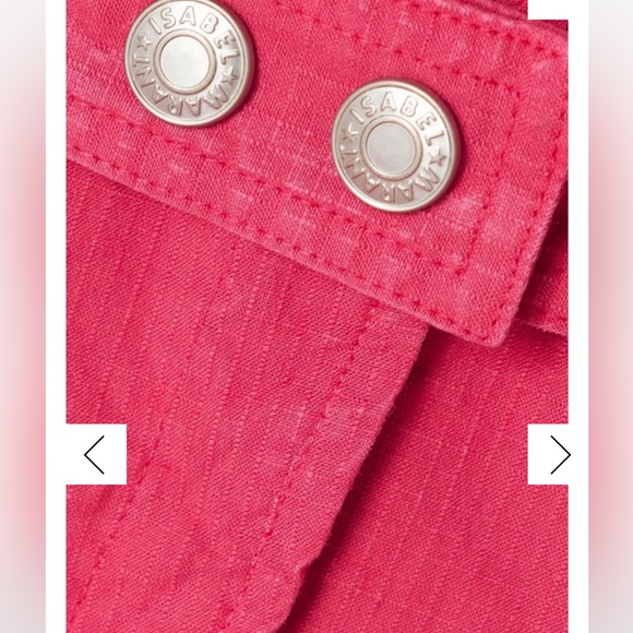 ISABEL MARANT NWT RASPBERRY EPALINE JACKET SIZE 36 $860 RETAIL - Picture 3 of 10